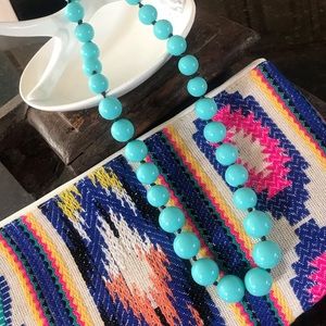 Banana Republic turquoise beaded necklace